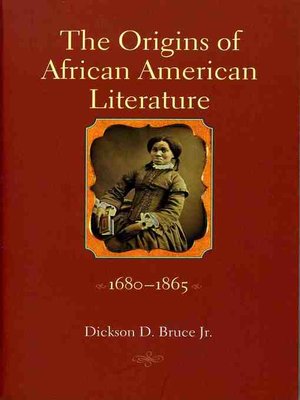 cover image of The Origins of African American Literature, 1680-1865